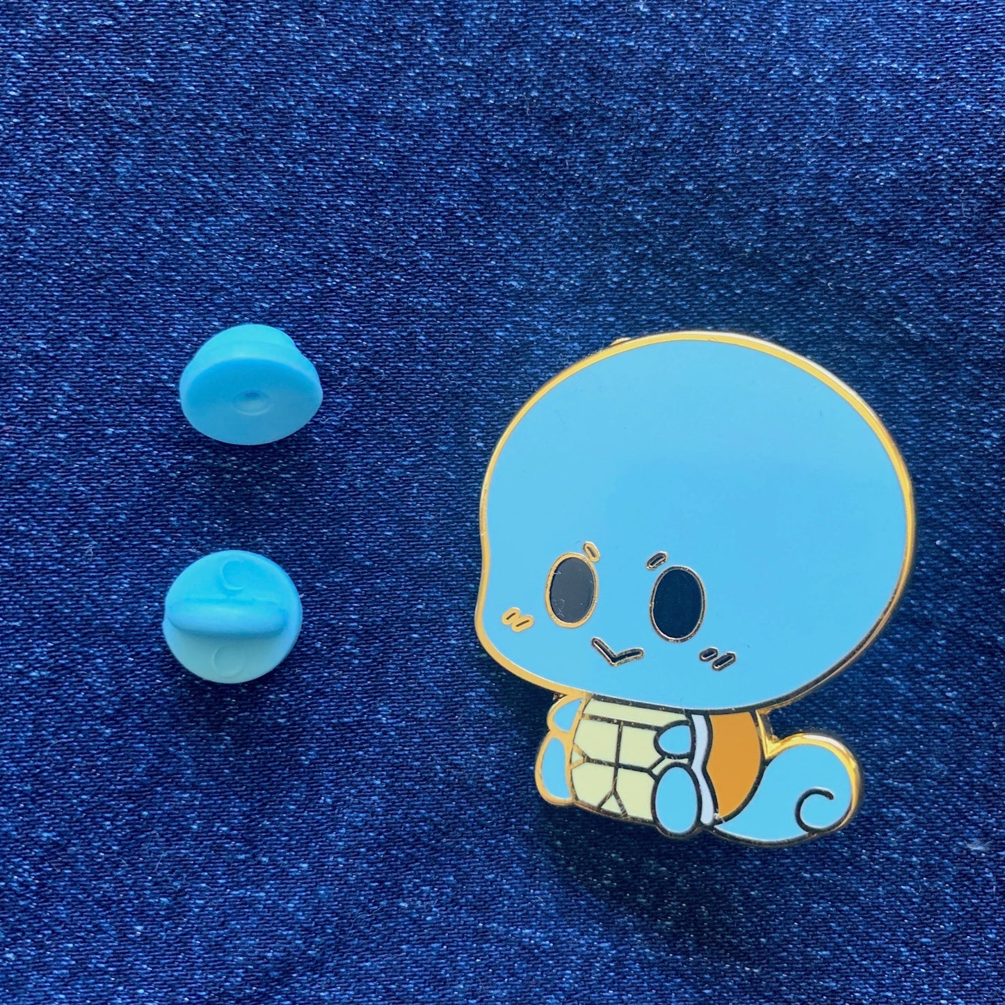 chibi Squirtle Enamel Pin - Pokemon inspired