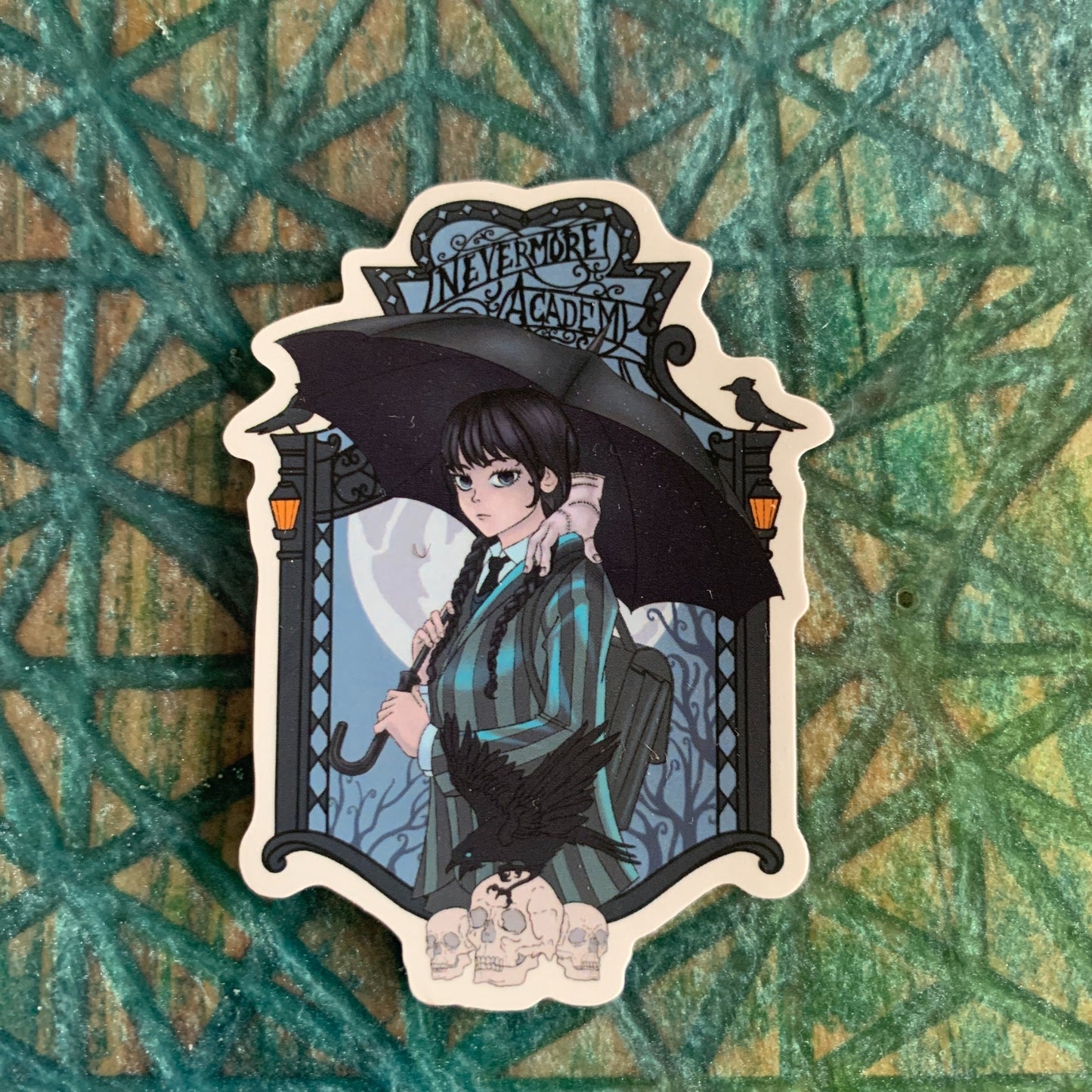 Wednesday Addams Sticker - Nevermore inspired