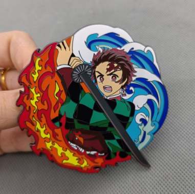 Tanjiro Kamado Enamel Pin - Demon Slayer inspired
