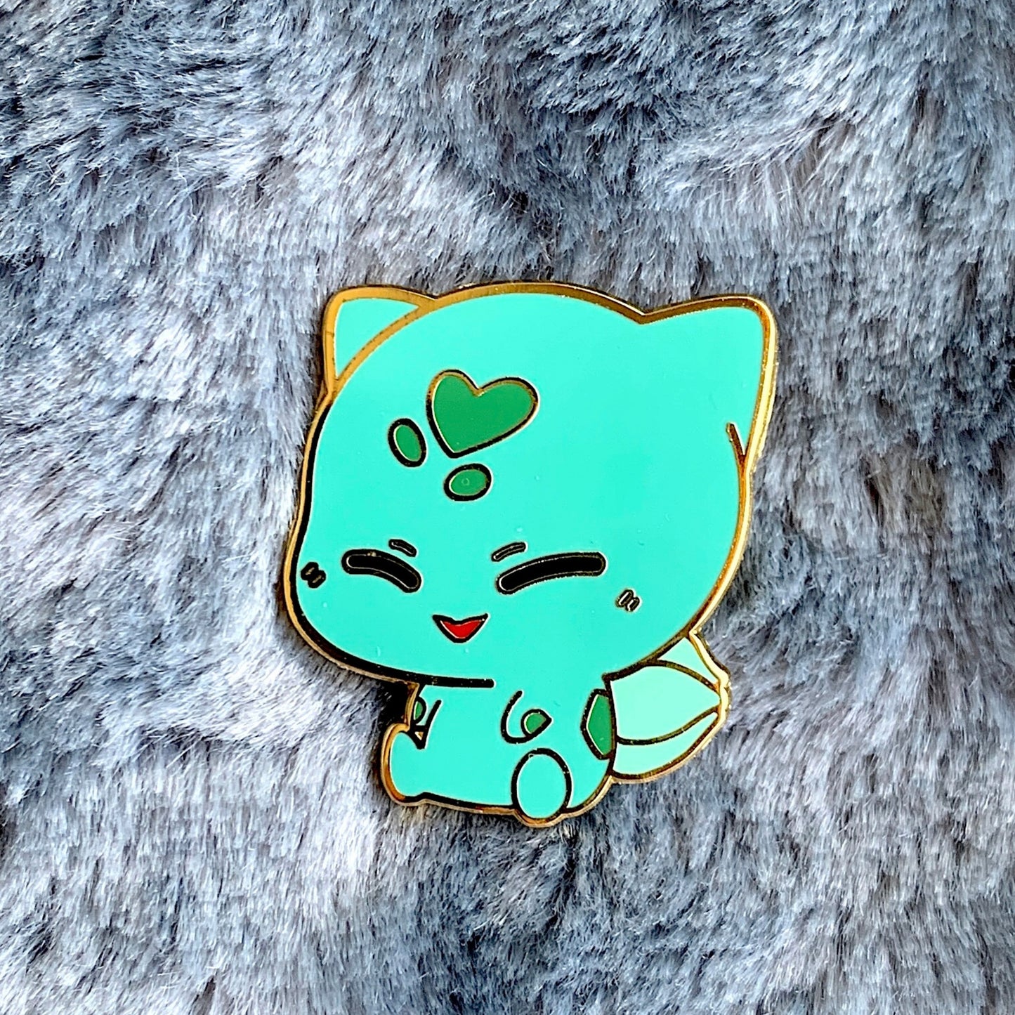 Chibi Bulbasaur Enamel Pin - Pokemon inspired