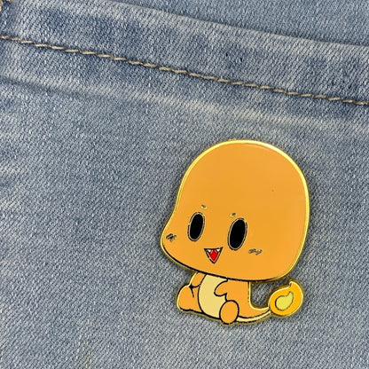 chibi Charmander Enamel Pin - Pokemon inspired