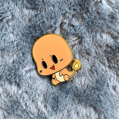 chibi Charmander Enamel Pin - Pokemon inspired