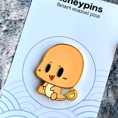 chibi Charmander Enamel Pin - Pokemon inspired