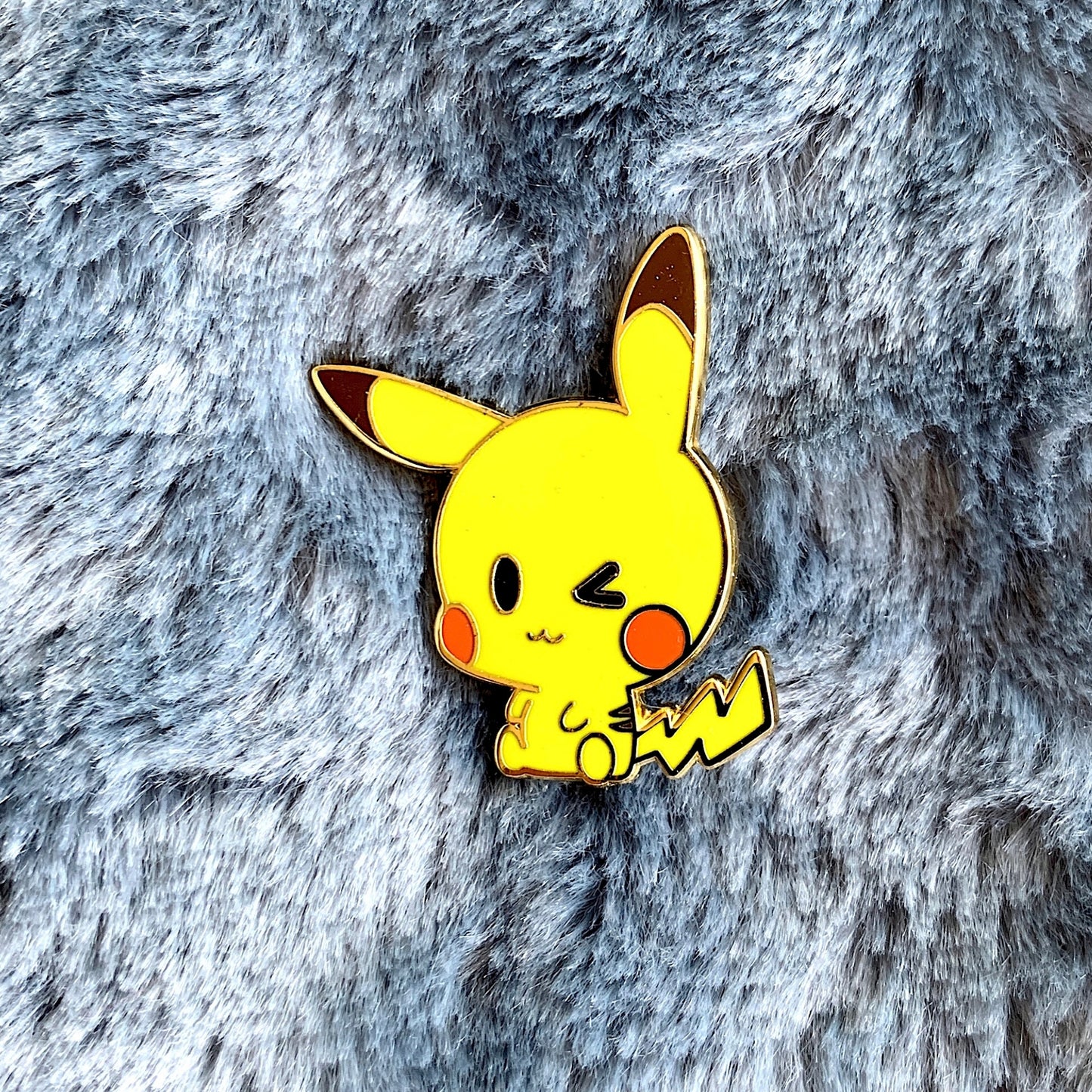 chibi Pikachu Enamel Pin - Pokemon inspired