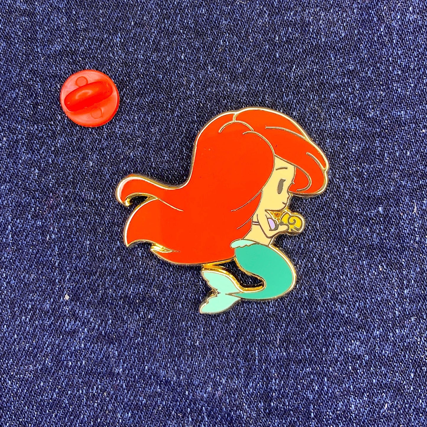 Ariel, the Little Mermaid, Chibi Hard Enamel Pin