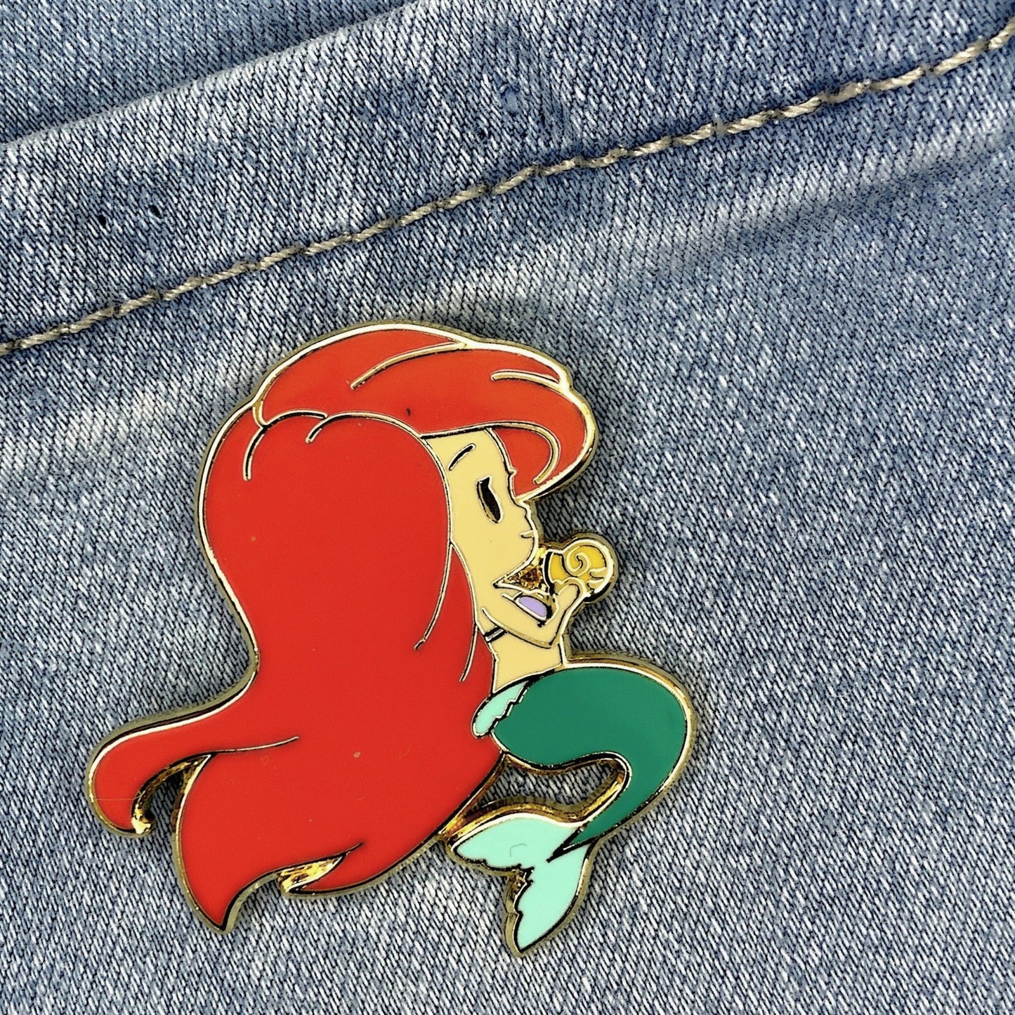 Ariel, the Little Mermaid, Chibi Hard Enamel Pin