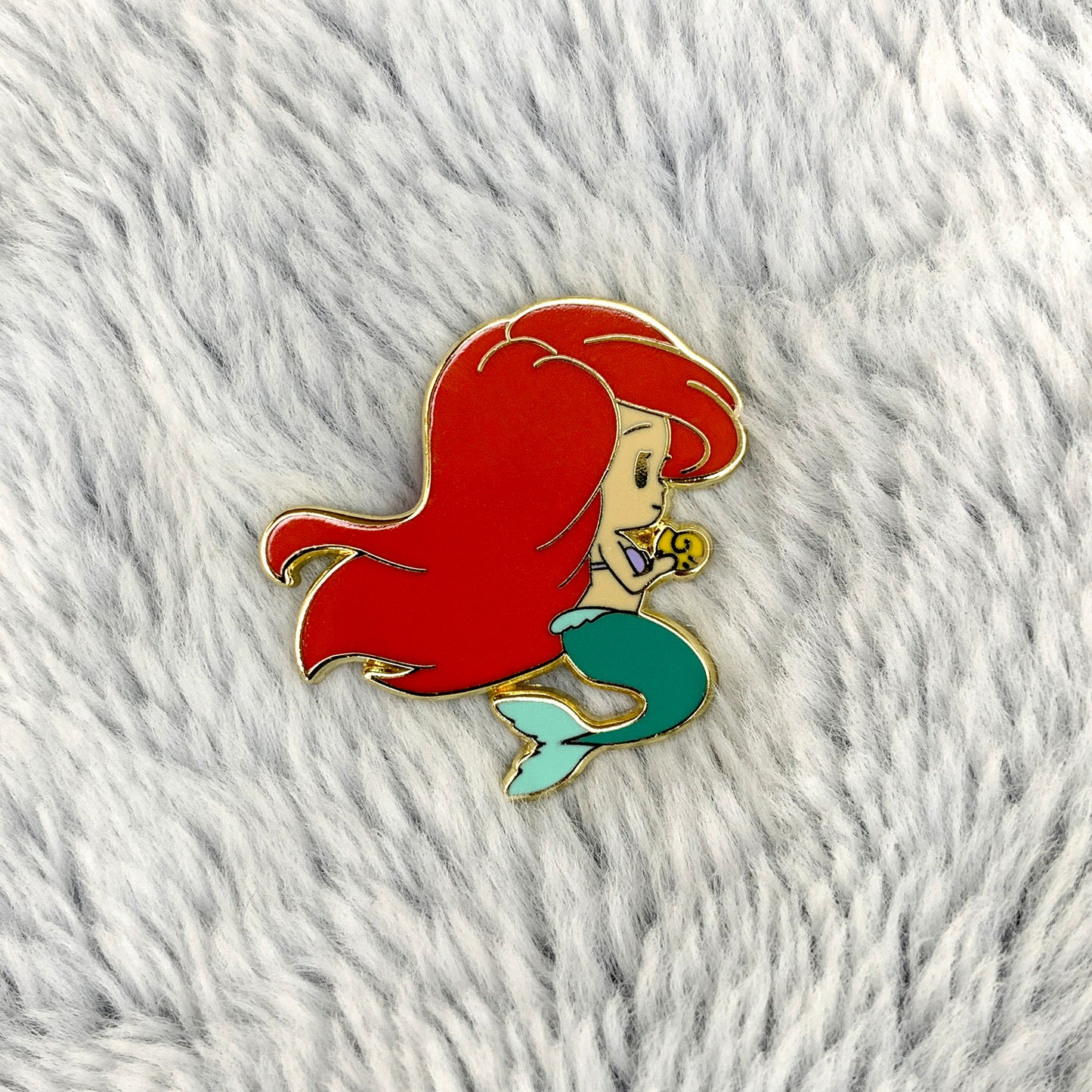Ariel, the Little Mermaid, Chibi Hard Enamel Pin