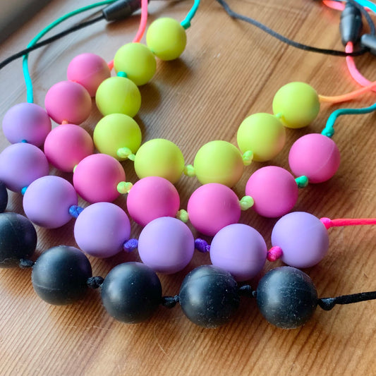 Gumball Chew Necklace, 4 colors
