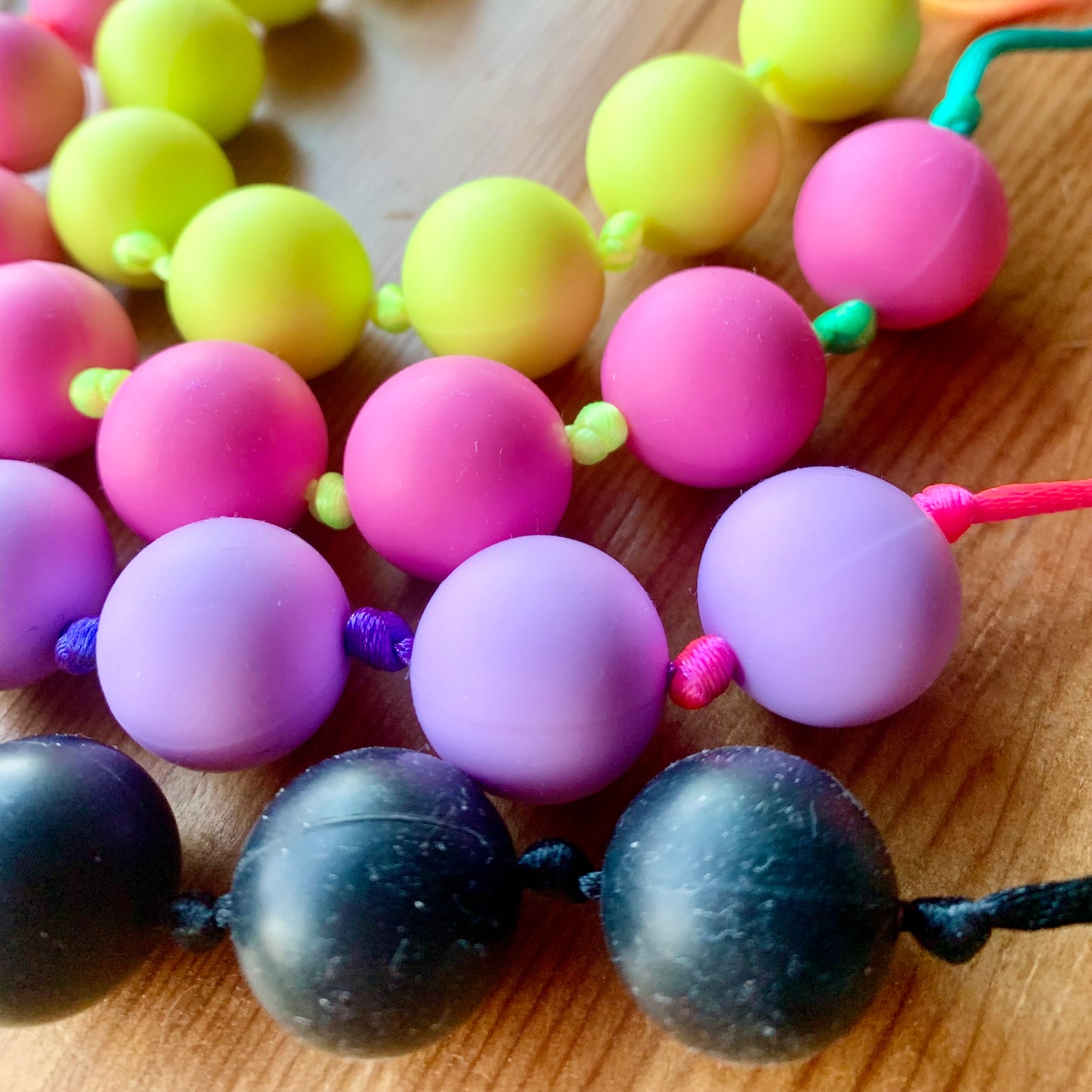 Gumball Chew Necklace, 4 colors