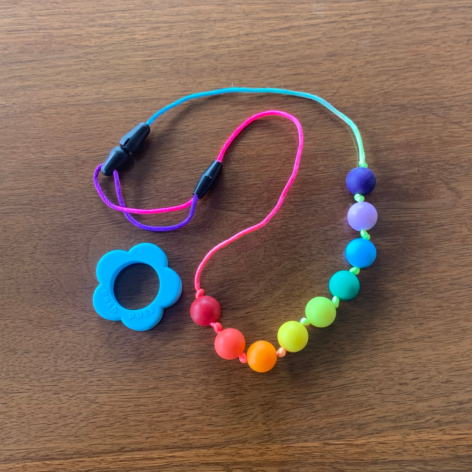 ChewBling Sensory RAINBOW Chewelry Necklace for Children and Adults, Autism, Anxiety, ADHD