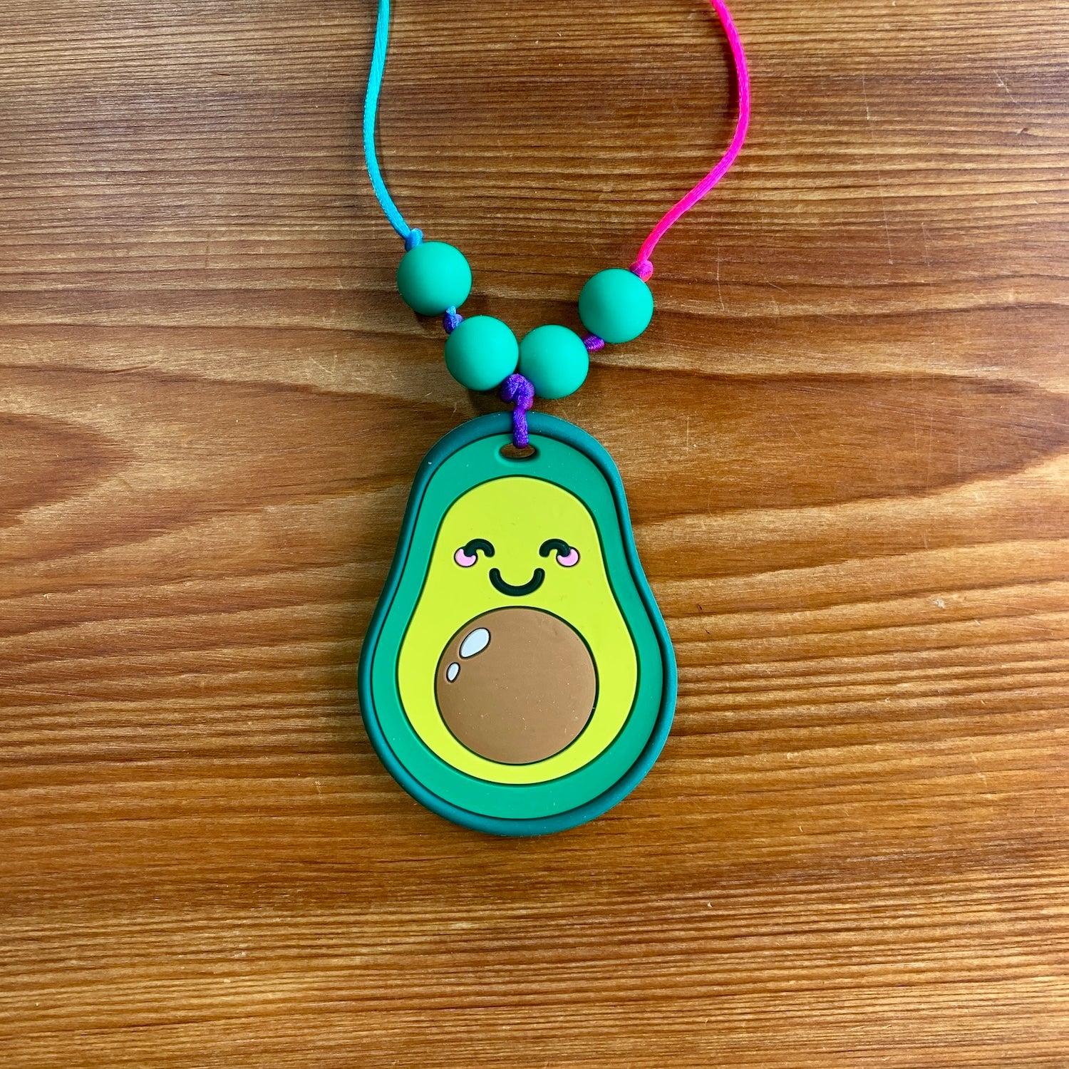 ChewBling Sensory Chunky AVOCADO Chewelry Necklace for Children and Adults, Autism, Anxiety, ADHD