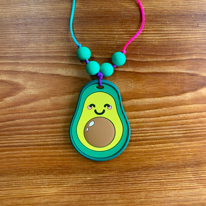 ChewBling Sensory Chunky AVOCADO Chewelry Necklace for Children and Adults, Autism, Anxiety, ADHD