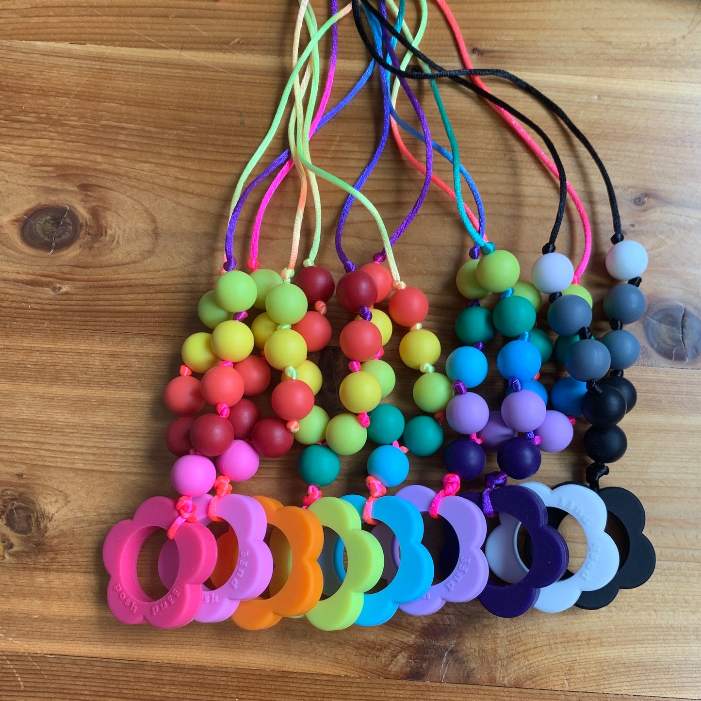 ChewBling Sensory BLOSSOM Chewelry Necklace for Children and Adults, Autism, Anxiety, ADHD. Available in 9 colours.