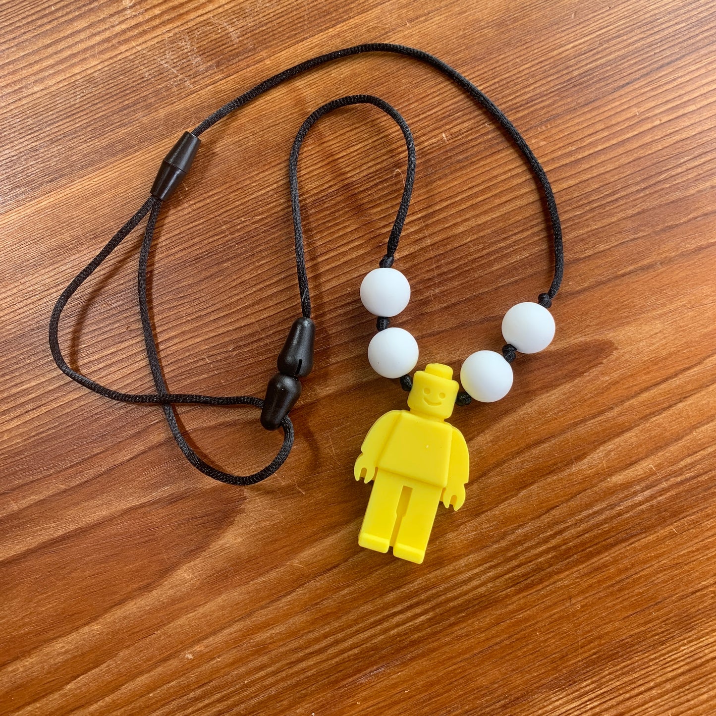 ChewBling Sensory Yellow ROBOT Chewelry Necklace for Children and Adults, Autism, Anxiety, ADHD