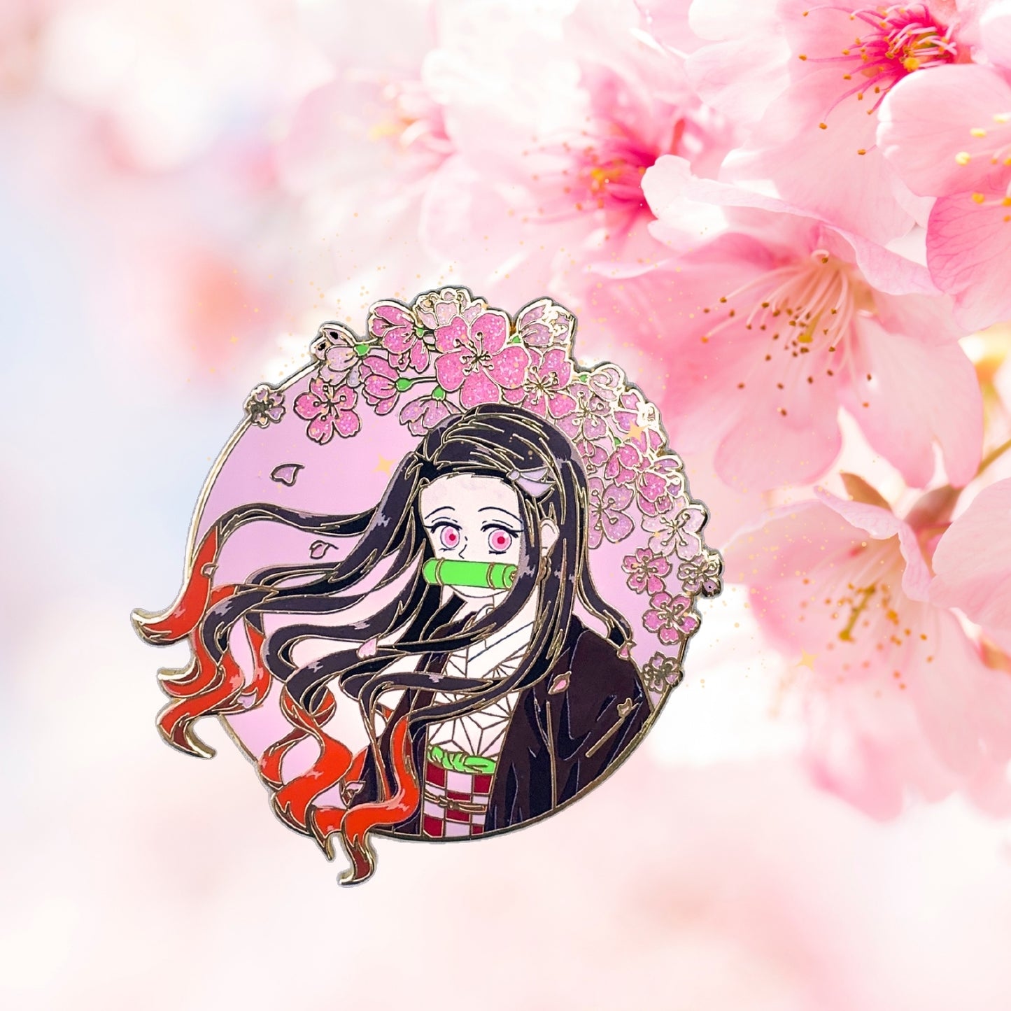 Nezuko Kamada Enamel Pin - Demon Slayer inspired