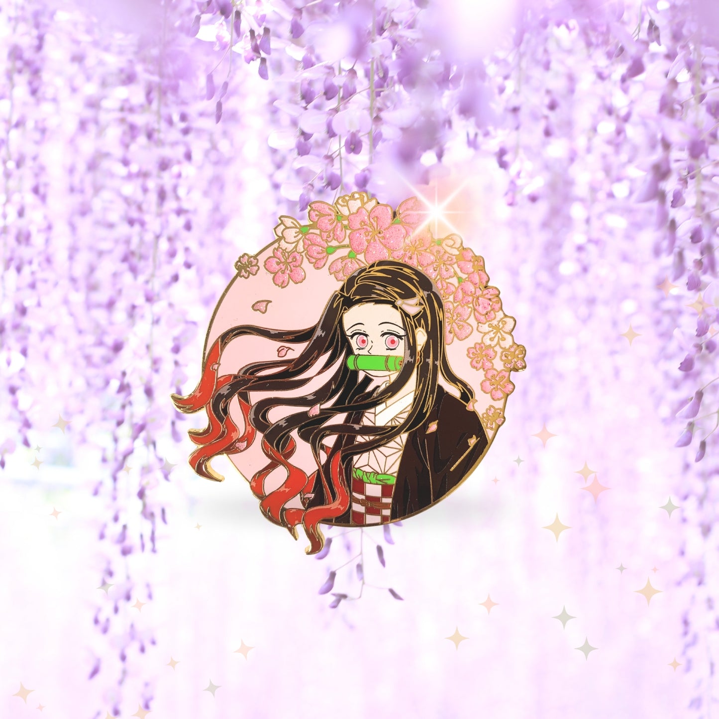 Nezuko Kamada Enamel Pin - Demon Slayer inspired