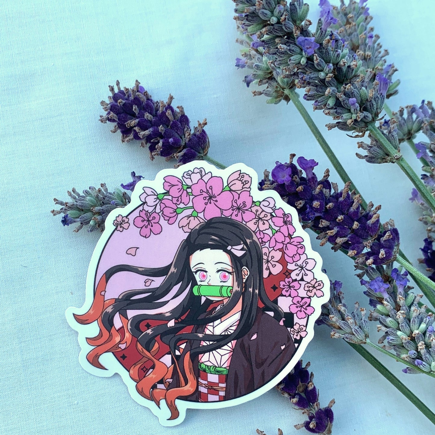 Nezuko Kamado Sticker  - Demon Slayer  inspired