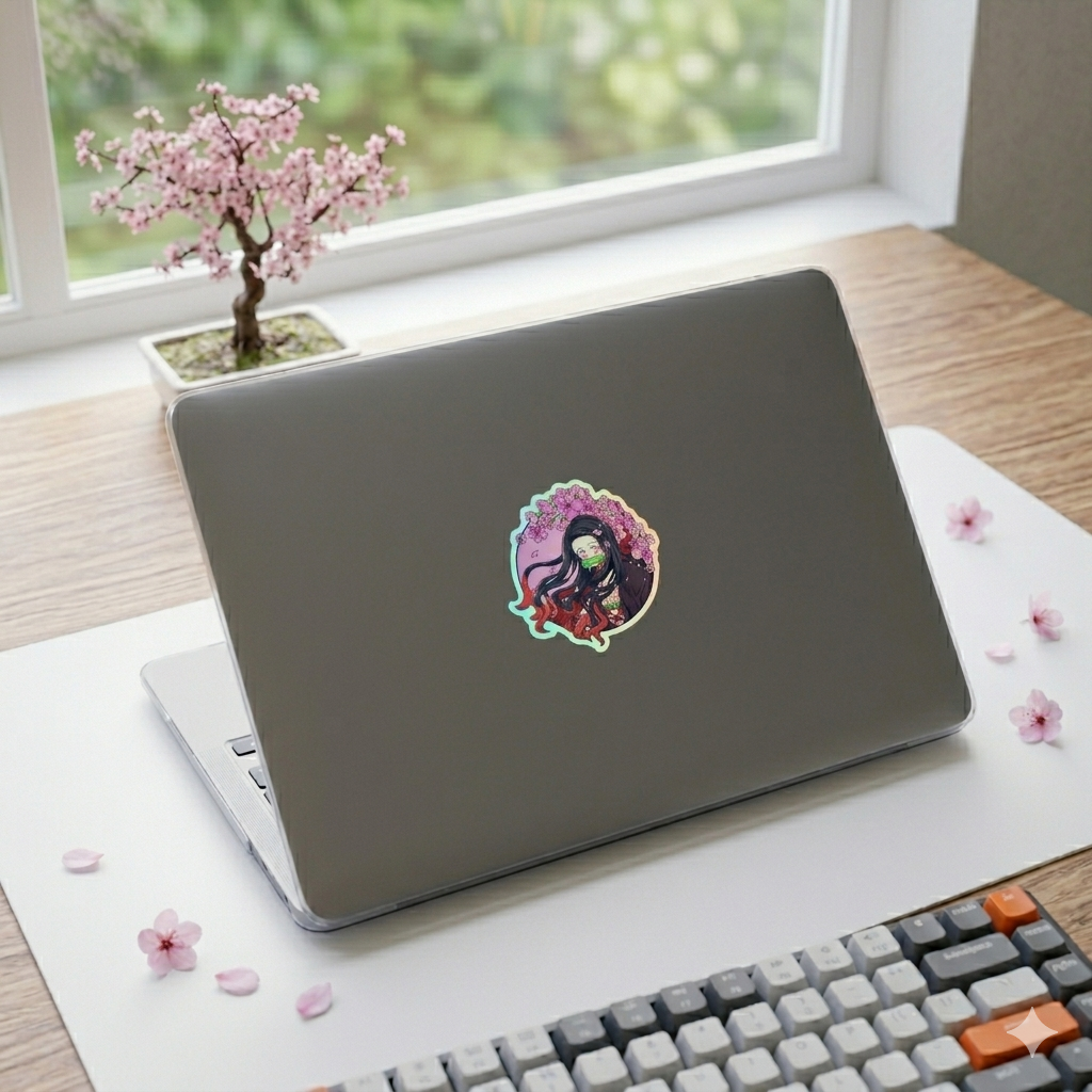 Nezuko Kamado Sticker  - Demon Slayer  inspired