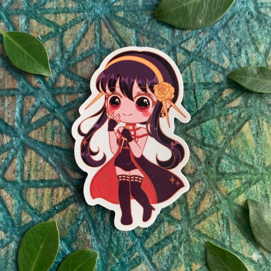 Chibi Yor Forger Sticker - Spy X Family inspired