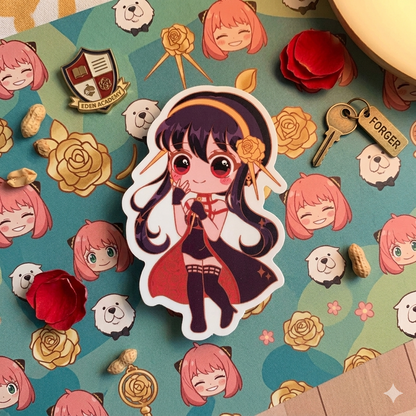 Chibi Yor Forger Sticker - Spy X Family inspired