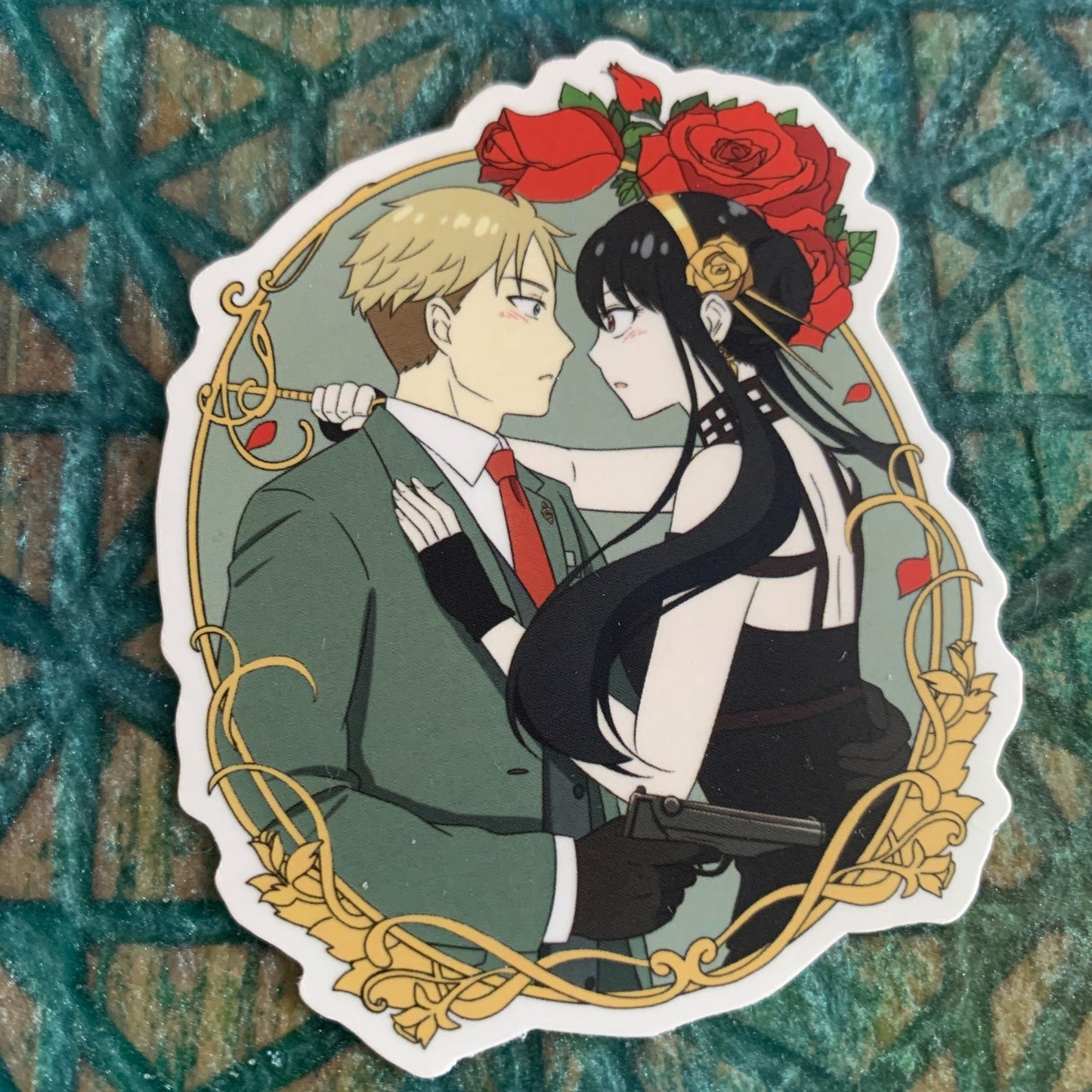 Set of 3 Spy X Family Stickers: Yor & Loid Forger - Anya - chibi Yor